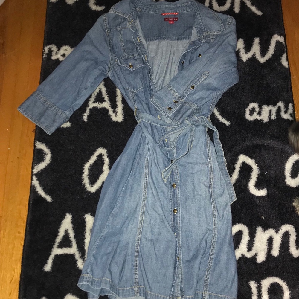 Used Merona denim dress with pockets